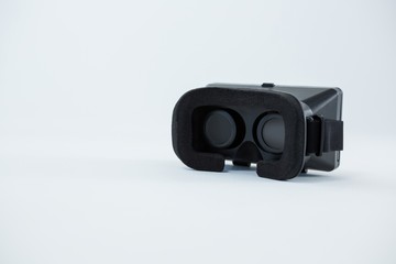 Close-up of virtual reality headset
