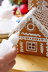 Making of gingerbread house