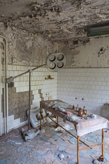 Spital in Prypjat bei Chernobyl