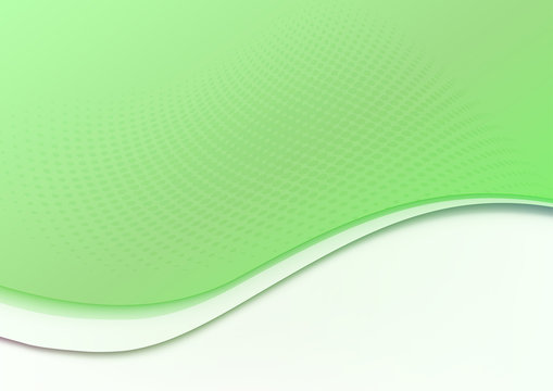 abstract green background with waves and dot texture