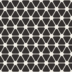 
Vector Seamless Black and White Tracery Lines Pattern. Abstract Geometric Background Design. Vector illustration