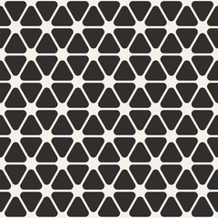 
Vector Seamless Black and White Tracery Lines Pattern. Abstract Geometric Background Design. Vector illustration