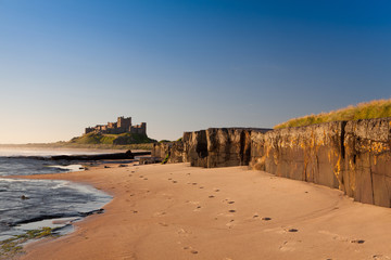 Bamburgh Castle, Northumberland, England, Europe