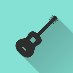 Guitar - vector icon.