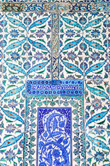 Blue Tiles in Topkapi Palace
