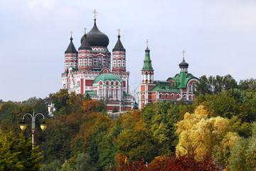 Fototapeta na wymiar St. Panteleimon Cathedral, Kyiv, Ukraine
