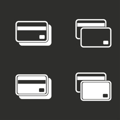 Credit card - vector icon.