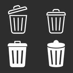 Bin - vector icon.