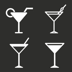Cocktail - vector icon.