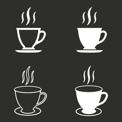 Coffee cup - vector icon.