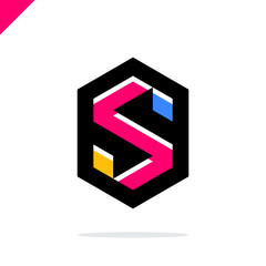 Business corporate letter S logo design vector. Colorful letter S logo vector template. Letter S logo for technology.