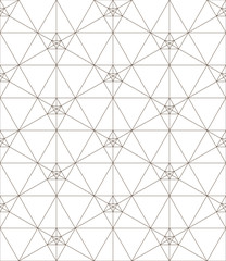 Vector seamless pattern. Lines geometric background. Triangles background.