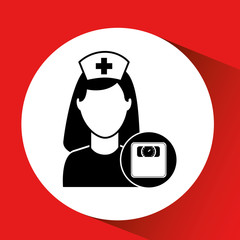 weight scale hospital building icon vector illustration eps 10