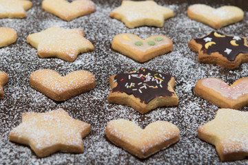 Fototapeta na wymiar christmas biscuits
