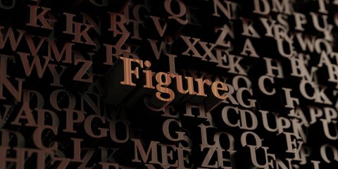 Figure - Wooden 3D rendered letters/message.  Can be used for an online banner ad or a print postcard.