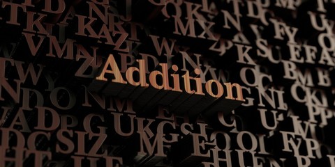 Addition - Wooden 3D rendered letters/message.  Can be used for an online banner ad or a print postcard.