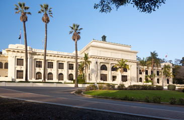 Fototapeta na wymiar Ventura or San Buenaventura city hall