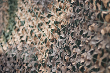 Camouflage net, Army camouflage pattern. Military camouflage net © allexxandarx
