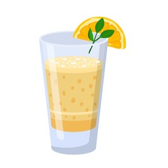 Glass of orange juice