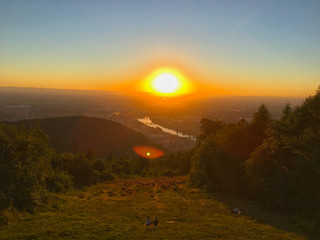 Sonnenuntergang Königstuhl