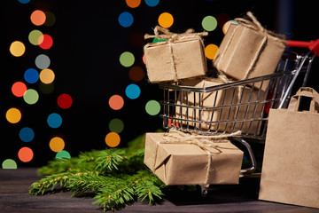 Christmas and New Year shopping.