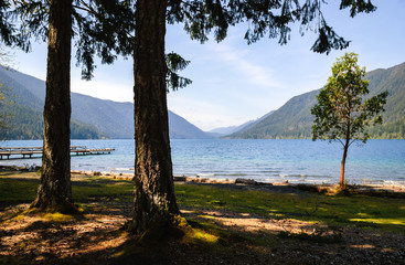 Fototapeta premium Crescent Lake, Olympic National Park