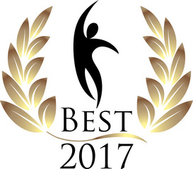 Best 2017 isolated logo