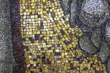 Closeup of Mosaics in St. Peter's Basilica in Rome
