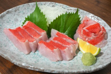 金目鯛の刺身