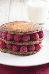 Pancake with chocolate