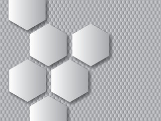 Abstract background with hexagons