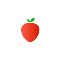 Strawberry Vector Icon