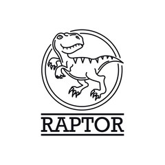 Dinosaurs logo template for your business
