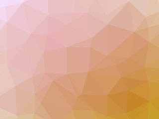 Obraz premium Orange pink abstract gradient polygon shaped background