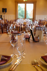 Weddings: Reception dinner