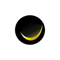 Moon Icon Logo Vector