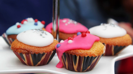 Abstract cupcakes