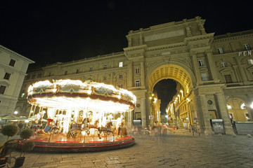 merry-go-round at nite