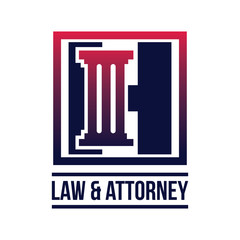 Law and Attorney H logo. Logo of law, attorney or judge in letter H 