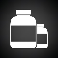 Pills container icon