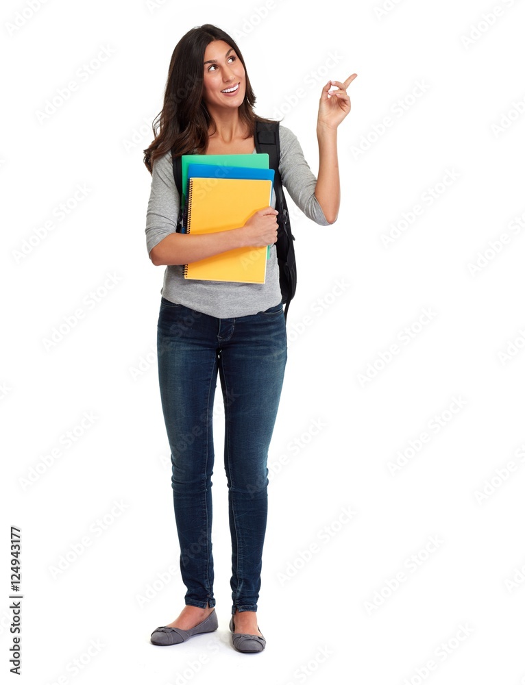 Sticker Student woman.