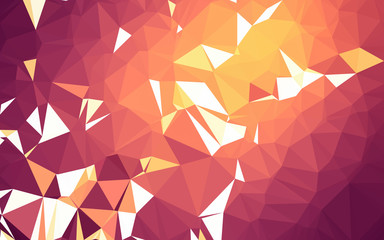 Obraz premium Abstract low poly background, geometry triangle
