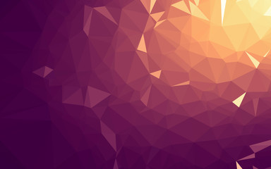 Abstract low poly background, geometry triangle