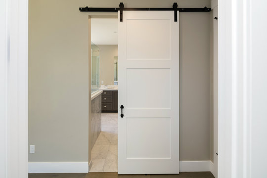 Barn Type Door sliding door hanging. Modern sliding door.