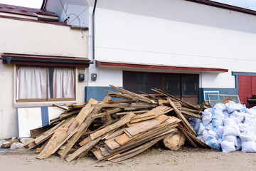 岩手県岩泉町2016年台風10号被害
Iwaizumi town after the disaster of 2016 10th typhoon...
