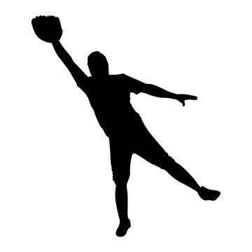 baseball player icon image vector illustration design 