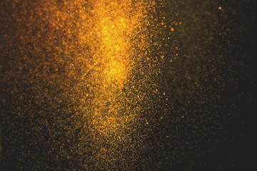 Fototapeta na wymiar Gold abstract bokeh background