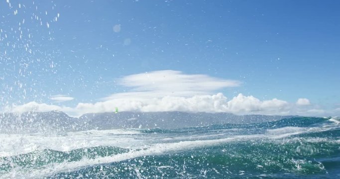Windsurfing, summer fun extreme sport
