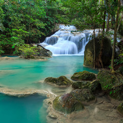 Erawan waterfall National Park Kanjanaburi Thailand