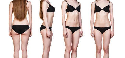 Set of woman figures